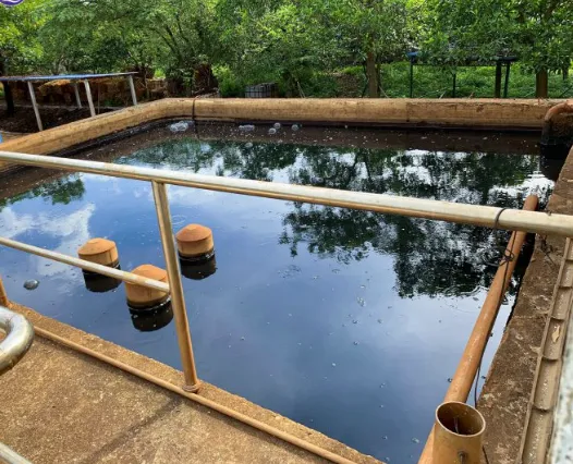 염색폐수 섬유폐수 - 슬러지탱크