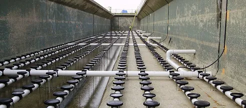 염색폐수 섬유폐수 - 에어컨 탱크