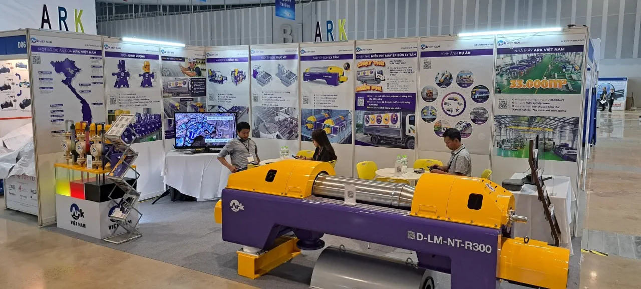 ASIAWATER 2022 Centrifugal Dewatering Machine in Malaysia