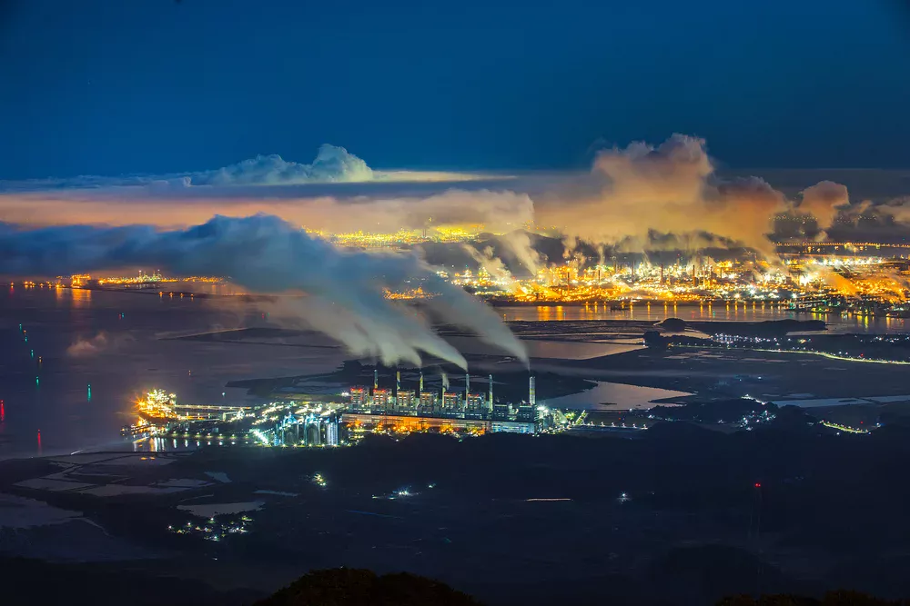 Thermal power plant wastewater treatment